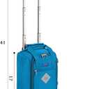 Boardingblue 17x10x9 Inches United Airlines Rolling Personal Item Under Seat Duffle Bag Luggage Suitable For Major Airlines Including Spirit, and Frontier Airline