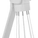 Normcore WDT Tool V2.1 with Stand - 0.23mm 9 Prong Espresso Distribution Too, Weiss Distribution Technique, Magnetic Coffee Stirrer with 16 Extra Needles, Non-Stick Coating White