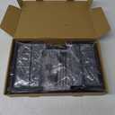 Desk Organizer and Accessories, 2-Tier Computer Monitor Stand Riser with Drawer and 2 Pen Holders, Laptop Stand, Office Desk Accessories for Office Supplies, Black