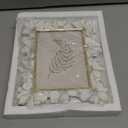 YULINK 5x7 Vintage Picture Frame, Antique White Ornate Photo Frame, for Tabletop and Wall Display, Decorative Floral Design Retro Home Decor, Old Fashioned Photo Gallery Art