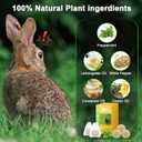 36 Pack Natural Rabbit Repellent Outdoor, Peppermint Oil Rabbit Repellent Wild Rabbits Deterrent for Plant Patio Garden Outdoor Farm, Pet and Human Safe