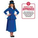 Fun Shack Victorian Nanny Costume Girl, Victorian Costume Girl, Book Day Costumes for Girls, Kids Victorian Costume Girls Medium