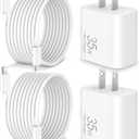 35W USB C Fast Charger for Google Pixel 10/10 Pro XL/Fold/9/9 Pro XL/8/8a/7/6/5/4/3 XL, 2-Pack 35W Type C Fast Charger Block & 10FT Long USB C Cable for Galaxy S26/S26+/S25/S24/ S23/S22/A57/A56/A55