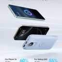 Portable Charger 10000mAh 20W, Wall Plug, 2 Cables, iWatch Charging | Digital Display, Compact Lightweight, USB C Fast Charge, USB-A 18W, Multi Protection, Travel Essential, for iPhone 17 16, Pad
