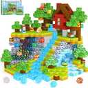 Magnetic Blocks, Magnet Cubes Building Blocks Toddler Travel Toys for 3-5 5-7 8-13 Year Old Boys Girls, Montessori Sensory Kids Toys & Games, Kids Birthday Decorations Party Favors Gifts (Color-6)