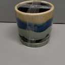 Oairse Ceramic Pot for Plants 5.5 inch Pots for Plants Small Planter Pot with Drainage Hole and Saucers Gradient Dark Teal Outdoor Inoor Flower Pots for Succulent, Cactus, Snake Plant, Herb