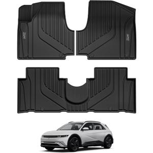 Floor Mats Custom for Audi Q7/SQ7 2017-2026 & Q8/SQ8 2019-2026 All Weather Protection TPE Heavy Duty Non-Slip Automotive Floor Liners Fits Front& 2nd Row Full Set Accessories（not for E-TRON）, 1) Hyundai loniq5 | 22-24 | 1st & 2nd Row
