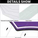 Aneco Waterproof 2026 Grad Yard Signs Plastic Graduation Yard Signs Party Outdoor Lawn Decorations 16 Inches Glitter Congrats Grad Lawn Sign with Stakes for Outdoor Party Garden Decor (Purple), 16 x 10 inches