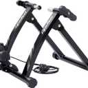 Unisky Bike Trainer Stand Indoor Bicycle Stand with Noise Reduction Magnetic Stationary Stand fits for 26-28inch, 700C Wheel (Black-57)