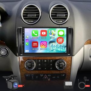 [4+64G] Car Radio for Mercedes Benz GL ML W164 X164 ML350 ML500 ML280 GL320 GL350 GL450 2005-2011 with Carplay&Android Auto, 9 inches Android Touchscreen Stereo, 32 EQ Audio/Bluetooth/FM RDS/SWC