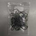 Piutouyar 40Pcs 1 Inch S Hooks Small S Shaped Hooks Mini S Hooks Connectors Christmas Ornament Hooks for Hanging Jewelry, DIY, Crafts, Key (Black)