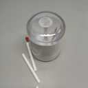 Portable Mini Humidifier, 500ml Small Cool Mist Humidifier, USB Personal Desktop Humidifiers for Baby Bedroom Travel Office Home, Auto Shut-Off, 2 Mist Modes, Super Quiet, White