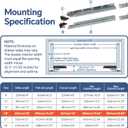 ToBeGreat 1 Pair Undermount Drawer Slides 18 Inch 80 lb Load Capacity Soft Close Full Extension Ball Bearing Hidden Bottom Mount Rails Locking Devices Concealed Runners(with Bracket)