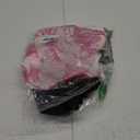 Floral Stripe Shower Curtain Pink Flower Fabric Shower Curtain Sets Bathroom Decor with Hooks Waterproof Washable 72 x 72 inches Black White Green