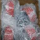 Nefish 5 Inch Industrial Casters Set of 4, Heavy Duty Casters with Brake 4000 Lbs, No Noise Polyurethane Wheel on Steel Hub, Swivel Plate Caster Wheels for Toolbox Workbench (4 Swivel & Brakes)