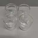 Double Walled Espresso Cups Set of 4 (50% Thicker), 3 Ounce Clear Expresso Coffee Mugs, Espresso Shot Glasses, Double Wall Insulated Espresso Cups Suit for Espresso Machine, Microwave Safe