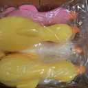 Super Z Outlet Stress Relief Squeezing Rubber Jelly Ducks for Kids and Adults - Anti-Stress, Help Anxiety and Improve Focus, ADHD Sensory Toys Gift Set for Classroom Prize, Party Goodie Bag (6 Pack)