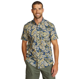 Eddie Bauer Men's Short Sleeve Baja Shirt - Print, Size: Small