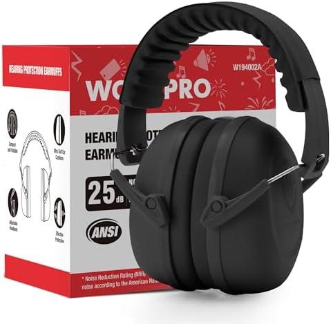 WORKPRO Noise Cancelling Headphones for Kids, NRR 25dB Kids Ear Protection, Autism Noise Reduction Ear Muffs