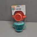 Nuby 2-Pack Snack Keepers, Coral and Aqua