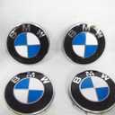 BMW Alloy Logo Wheel Centre Caps BMW