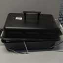 Weber Go-Anywhere Portable Liquid Propane Gas Grill for Travel and Camping, 1 Burner, Black