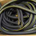 Garden Hose Holder with 45ft Water Hose, Brass Faucet