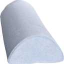 Deluxe Comfort Replacement Cover For Half Moon / Cylinder Pillow - Super Soft Terry Cloth - Machine Washable - Tailored Fit - Pillow Cover, Sky Blue, 1 count