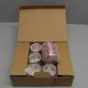 Pink Votive Candle Holders Set, 12 PCS Tea Lights Holder Decorative Bulk with Butterfly Pattern, Candle Holders for Wedding Table, Birthday, Home Decor, Party Supply