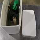 TOTO Drake Two-Piece Elongated 1.28 GPF Universal Height TORNADO FLUSH  Toilet with 10 Inch Rough-In, CEFIONTECT, and SoftClose Seat, WASHLET+ Ready, Cotton White - MS776124CEFG.10#01