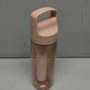 LifeStraw Go Series  BPA-Free Water Filter Bottle for Travel and Everyday use removes Bacteria, parasites and microplastics, Improves Taste, 22oz Cherry Blossom Pink