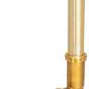 EZ-FLO Lift-n-Lock Bath Waste and Overflow Drain Kit, 1-1/2 Inch Drain, 20-Gauge Brass with Chrome-Plated Trim, 35203