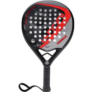 IANONI Padel Racket Carbon Fiber Surface with EVA Memory Flex Foam Core Padel Tennis Racquets Paddle Tennis Racket (One Size, S-PR8300-ORANGE-1)