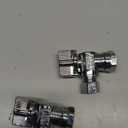 LD Valve- 1/4 Turn Angle Stop Valve 3/8-in FIP Iron Pipe x 3/8-in OD Compression,Quarter Turn LF Chrome Plated Brass Water Shut Off Angle Valve for Faucet or Toilet Installation(2-Pack)