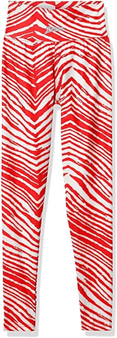 Zubaz Women's Standard Zebra Leggings (M)