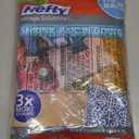 Hefty Shrink-Pak Vacuum Storage Bags - Space Saver for Under Bed Storage, Clothing and Comforters, Odor Resistant, 3X More Storage Space - 3 Large, 3 XL Bags