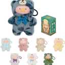 Official Lulu The Piggy Blind Box-Vintage Teddy Shop Series Plush Keychain Blind Boxes Figures Cute Stuffed Animals Mystery Box Collectibles Toys Home Decorations Birthday Gifts, Single Box