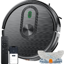 Robot Vacuum and Mop Combo, 2 in 1 Mopping Robotic Vacuum with Schedule, App/Bluetooth/Voice, Max Suction 3200Pa, Self-Charging Robot Vacuum Cleaner, Slim, Ideal for Pet Hair, Hard Floor, Carpet