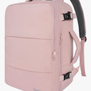 Taygeer Travel Backpack for Women, Carry On Backpack with USB Charging Port & Shoe Pouch, TSA 15.6inch Laptop Mochila Flight Approved, Nurse Bag Casual Daypack for Weekender Business Hiking, Pink