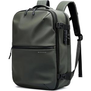 BANGE Travel Backpack with TSA lock version can hold 15.6 inch Laptop suitable Daily Commute and Overnight Flight Approved Anti-theft Bag