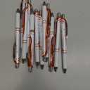 Pentel EnerGel Pearl Retractable Liquid Gel Pen, (0.7mm) Metal Tip, Medium Line, Orange Accent, Orange Ink, 12 pack (BL77PW-F)