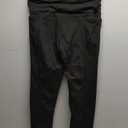 Happy.angel 2 Pack Maternity Fleece Lined Leggings Over The Belly, Womens Black Workout Yoga Pregnancy Pants with Pockets, S