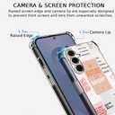 Case for Samsung Galaxy S25 with Motivational Quotes Design,Encouraging Words Collage Pattern for Teen,Soft TPU Phone Cover Bumper(S25,Positive)