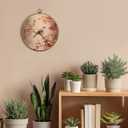 Sufamb Farmhouse Fall Bird Round Wall Art Decor, Cottagecore Autumn Sparrow Canvas Artwork Framed, Rustic Fall Bird Wall Hanging Prints Decorations for Home Bedroom Living Room Decor, 10x10 Inches