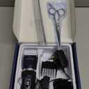 oneisall Quiet Cat Clippers for Matted & Long Hair, 2-Speed Cordless Pet Shaver Grooming Kit for Cats, Small Dogs & Animals (Blue)