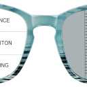 Vintage Square Progressive Multifocal Presbyopic Glasses, Photochromic Gray Sunglasses for Men Women Readers (+0.00/+1.50 Magnification) (Slateblue)
