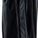 Mens Gym Training Basketball Shorts with Zippered Pockets (Black, XXXL)