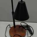 Candle Warmer Lamp with Timer Dimmable,Mothers Day Birthday Gifts for Women Mom, Adiustable Height Modern Candle Warmer Black Candle Lamp for Jar Candle, Home Decor Vintage Wax Warmer with 2 Bulbs