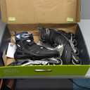 Rollerblade Zetrablade Men's Adult Fitness Inline Skate, Black and Silver (12)