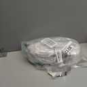 Sanwuta 9 Pcs Makeup Bags Bulk PU Double Zippers Cosmetic Bag Makeup Toiletry Small Pouch Portable Travel Organizers Case for Women Bridesmaid Proposal Gifts(White)